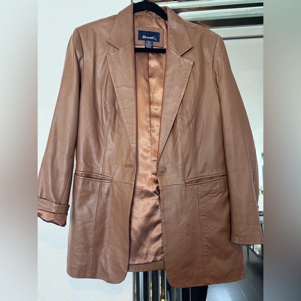 Vintage leather coat